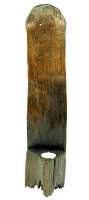 Teelichthalter f&uuml;r Wand, Wandteelichthalter aus Holz dunkelbraun