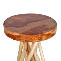 Blumenst&auml;nder Holz, &Oslash; 30 cm, H&ouml;he 40 cm massiv rund