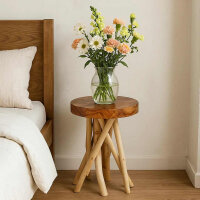 Blumenst&auml;nder Holz, &Oslash; 30 cm, H&ouml;he 40 cm massiv rund