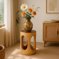 Blumenst&auml;nder Holz "Tubi" rund massiv, &Oslash; 30 cm, 50 cm hoch