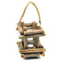 Laterne Windlicht Treibholz H&ouml;he ca. 22 cm, Breite...