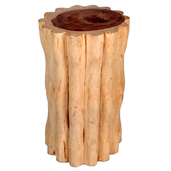 Blumenst&auml;nder "Flora" Holz massiv rund Blumenhocker 50 cm hoch