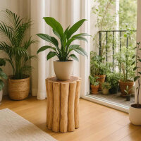 Blumenst&auml;nder "Flora" Holz massiv rund Blumenhocker 50 cm hoch