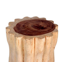 Blumenst&auml;nder "Flora" Holz massiv rund Blumenhocker 50 cm hoch
