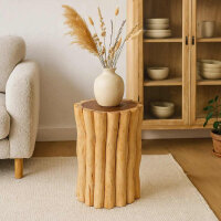Blumenst&auml;nder "Flora" Holz massiv rund Blumenhocker 50 cm hoch