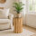 Blumenst&auml;nder "Flora" Holz massiv rund Blumenhocker 50 cm hoch