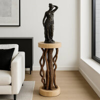 Blumenhocker aus Holz Pflanzenhocker 100 cm hoch
