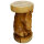 Pflanzenhocker Holz massiv rund Pferd 50 cm hoch