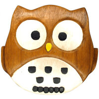 Kinderhocker Holz Motiv Eule