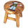 Kinderhocker Holz Motiv Cowboy