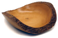 Holzschale Mangoholz gro&szlig; &Oslash; ca. 24 cm,...