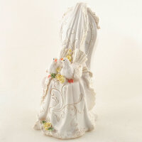 Tischdeko od. Kartenhalter Hochzeit Deko Figur Tauben...