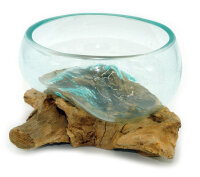 2. Wahl, Wurzel mit Glasschale, &Oslash; ca. 11-12 cm, B-Ware