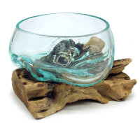 2. Wahl, Wurzel mit Glasschale, &Oslash; ca. 11-12 cm, B-Ware